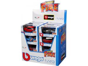 Αυτοκινητάκι μεταλλική μινιατούρα Bburago Street Fire 1/43 διάφορα σχέδια (18/30000)